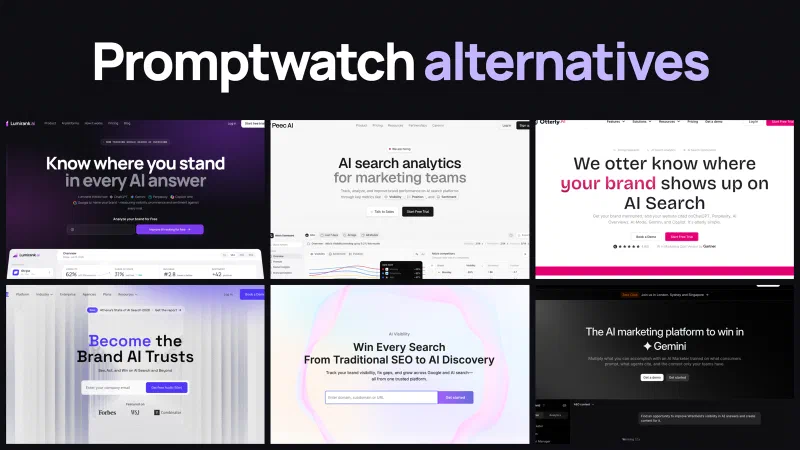 10 Best Promptwatch Alternatives in 2026 cover image