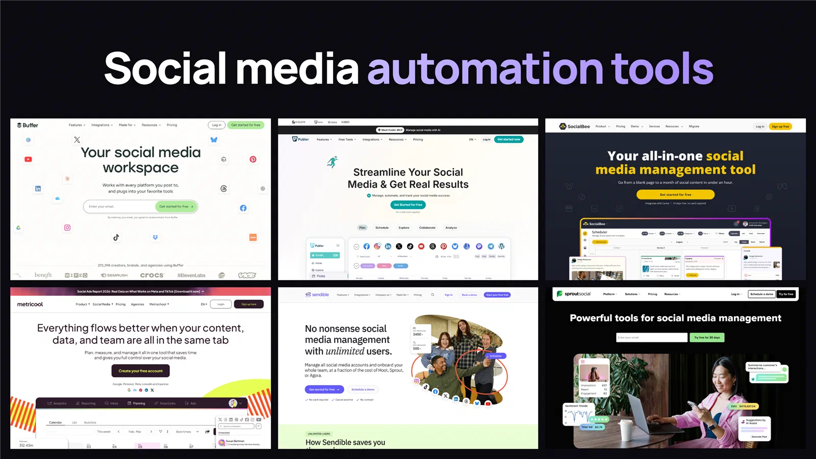 Top 10 Social Media Automation Tools in 2026